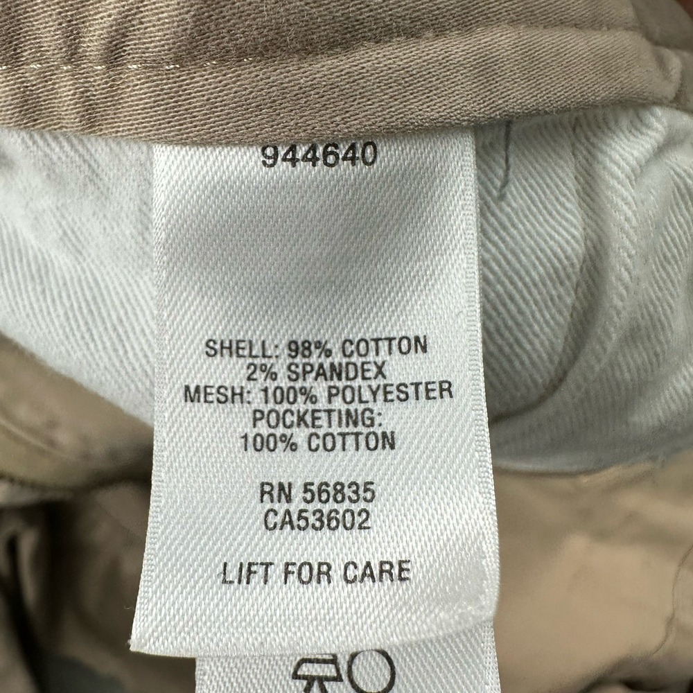 Cabela's Cargo Pants Mens 38x32 Khaki Beige Elastic Waist Cotton Stretch - Picture 10 of 12